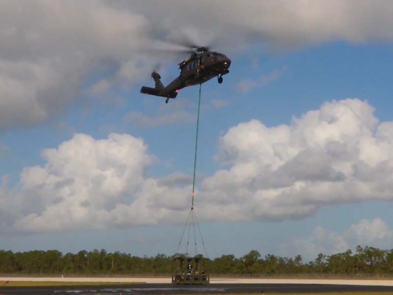 Autonomous helicopter of the National Robotics Engineering Center (NREC).