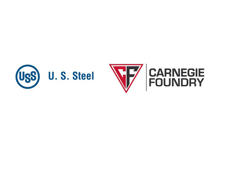 U.S. Steel and Carnegie Foundry logos